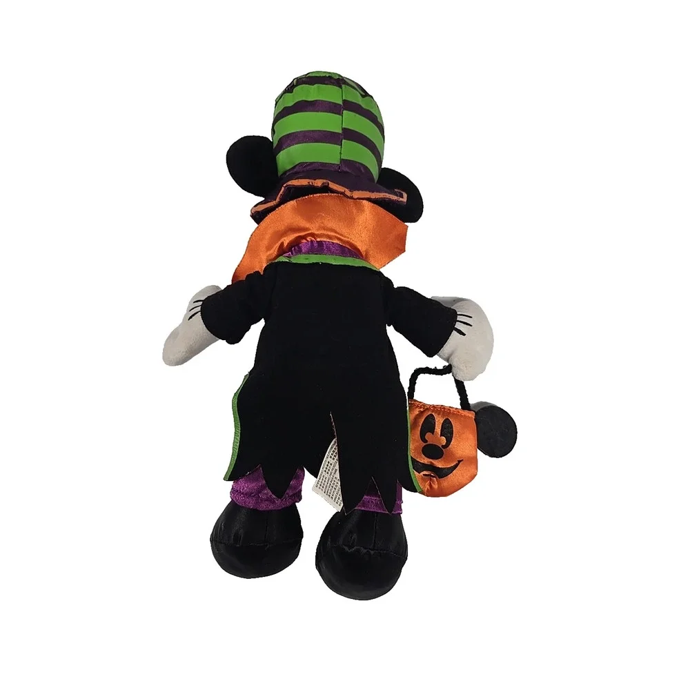 Disney Parks Mickey Mouse Trick Or Treat Halloween Stuffed Plush 12 Inches